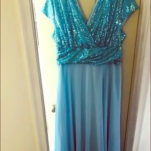 Sequin long Gown